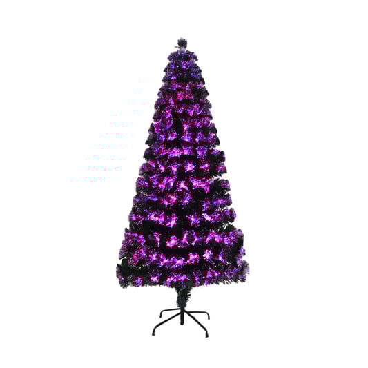Purple Fiber Optic Christmas Tree